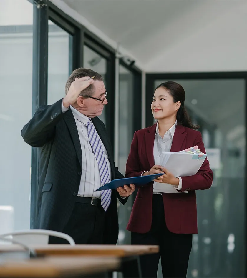 Advisor planning a thoughtful succession transition